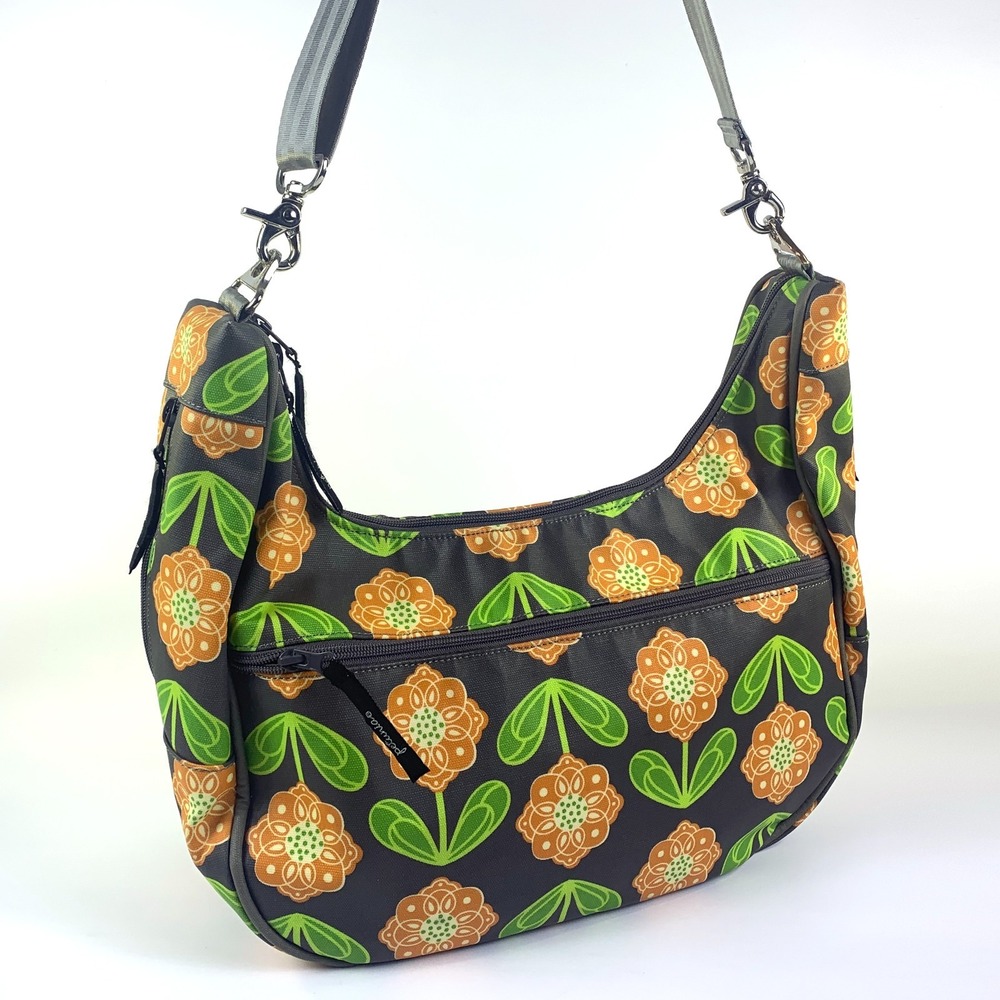 Petunia Pickle Bottom Touring Diaper Bag Santiago Sunset Sling Hobo Tote Pad SEE - Picture 2 of 16